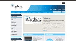 Desktop Screenshot of anythingelectronic.co.nz
